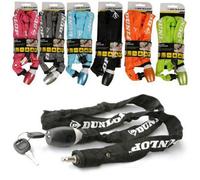 Dunlop Bike Motorcycle Scooter Chain Antitheft Cycling Lock 120cm + 2 Keys