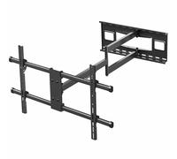 VIVO Extra Long 37 to 85 inch TV Wall Mount for LCD LED Flat and Curved Screens, Long Extended Arm Swivel Mount, Max VESA 800x400mmm, Black, MOUNT-VW080L