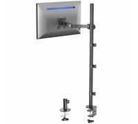 VIVO Extra Tall Single Monitor Desk Mount Stand 39 inch Pole. Features Full Adjustability - Tilt and Articulation, Holds 13 to 32 inch Screens up to