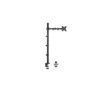 VIVO Extra Tall Single Monitor Desk Mount Stand 39 inch Pole. Features Full Adjustability - Tilt and Articulation, Holds 13 to 32 inch Screens up to 22 lbs with VESA Mounting, Black, STAND-V011