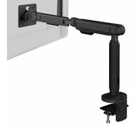 VIVO Flexible Mechanical Arm Single Ultrawide Monitor Desk Mount for Up to 35 inch Screens, Heavy Duty Clamp, Holds Ultra Wides Up to 24.2 lbs, Black, STAND-V10PH
