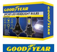 Vivo Goodyear 2 X H7 Led Car Headlight Bulbs Plug Play 6000K Canbus Replace Xenons