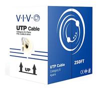VIVO Gray 250ft Bulk Cat6, CCA Ethernet Cable, 23 AWG, UTP Pull Box, Cat-6 Wire, Indoor, Network Installations CABLE-V015