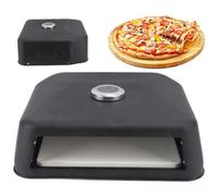Vivo Grill Top Pizza Maker Oven Steel Waterproof With Thermometer Bbq Gas Charcoal