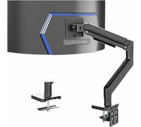 VIVO Heavy Duty Aluminum Ultrawide Monitor Tension Arm for 49 inch Screens up to 44 lbs, Premium Desk Mount Monitor Stand Designed for Samsung Odyssey G9 and More, Black, STAND-V101V