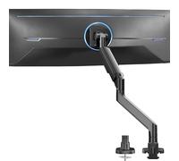 VIVO Heavy Duty Ultrawide Monitor Arm for 57 inch Screens up to 27kg, Desk Mount TV and Monitor Stand Designed for Samsung Odyssey Ark, Neo G9, ViewFinity S9, and More, Black, STAND-GT57