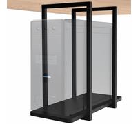 VIVO Heavy Duty Under-Desk PC Mount Shelf, Computer CPU Holder, Supports up to 44 lbs, Black, Mount-PCSF1