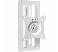 VIVO Height Adjustable 17 to 32 inch Single Monitor Articulating Wall Mount for Standing Workstations, Fits 1 Screen with Max VESA 100x100mm, White,