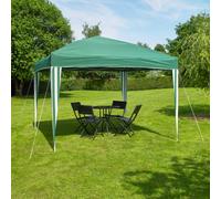Vivo Kingfisher Pop Up Gazebo Party Event Tent 3 X 3M Green & White Steel Frame