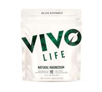 Vivo Life Magnesium Powder Extracted from Seawater, (60g, 60 Servings)