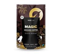 Vivo life - Mushroom Coffee - Magic Coffee with Lions Mane Mushrooms, 20 Servings, Fair Trade Ethiopian Coffee, 280g
