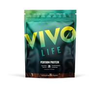 Vivo life Perform Plant Protein Powder | 25g Protein with BCAAs, Iron, Zinc, Turmeric & Herbal Enzyme Blend | Lactose Free & Easy to Digest, Plant-Based Nutrition | Chocolate Brownie - 26 Servings