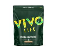 Vivo life Perform Plant Protein Powder - Salted Maca Caramel, Vegan, 7 Servings - 266g / 9.38oz, BCAA Pea & Hemp Blend