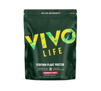 Vivo life Perform Plant Protein Powder - Strawberry & Vanilla, Vegan, 26 Servings - 988g, BCAA Pea & Hemp Blend