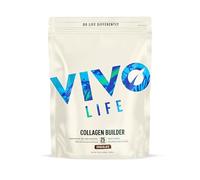Vivo life - Plant Protein Collagen Builder with Vitamin C, Amino Acids and Hyaluronic Acid, Support Healthy Hair, Skin & Nails, Vegan, 950g (Chocolate)
