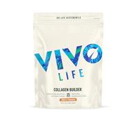 Vivo life - Plant Protein Collagen Builder with Vitamin C, Amino Acids and Hyaluronic Acid, Support Healthy Hair, Skin & Nails, Vegan, 900g (Vanilla & Cinnamon)