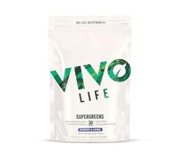Vivo life - Supergreens, Vegan Superfood with Vitamins, Minerals, Live Cultures, Fruits & Greens, 30 Servings - 240g (Blueberry & Lucuma)