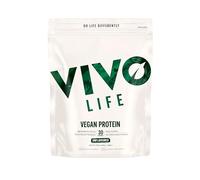 Vivo Life Vegan Protein Powder | 21g Plant Based Protein per Scoop (30 Servings) | Energy & Immunity - Iron & Zinc | Lactose Free & Easy to Digest | No Artificial Sweeteners (900g, Unflavoured)