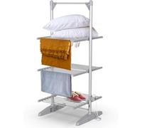 Vivo-MD001: Electric 3-Tier Heated Clothes Dryer Airer, Foldable Aluminum Rack, 30kg Capacity, 300W