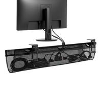 VIVO Mesh 91 cm Clamp-on Under Desk Cable Net, Workstation Wire Organizer, Cable Management for Home and Office, Black, DESK-AC36MH