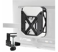 VIVO Monitor Arm for Mac Mini, 2010 to Mid-2024 Models - Desk Clamp Mount with Concealed Back of Screen Design, Black