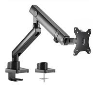 VIVO Premium Aluminum Full Motion Single Monitor Desk Mount Stand with Lift Engine Arm, Fits Screens up to 32 inches, STAND-V101BB