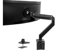 VIVO Premium Aluminum Heavy Duty Monitor Arm with 3.0 USB Ports Fits Ultrawide Monitors up to 49 inches and 33 lbs Single Desk Mount Stand