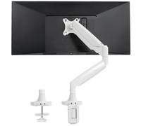 VIVO Premium Aluminum Heavy Duty Single Monitor Arm for Ultrawide Monitor up to 40 inches and 32.5 lbs Desk Mount Stand Pneumatic Height Max VESA 1