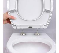 Vivo Premium Duroplast Toilet Seat Soft Close Quick Release O-Shaped Scratch Proof