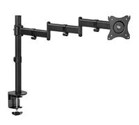 VIVO Single 13 to 32 inch Computer Monitor Desk Mount, Extra Long Adjustable Arm, VESA Stand for 1 Screen, Max VESA 100x100, Black, STAND-V101N