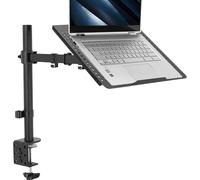 VIVO Single Laptop Notebook Desk Mount Stand - Fully Adjustable Extension with C Clamp (STAND-V001L)