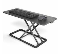 VIVO Single Top 30 inch Scissors Lift Keyboard and Mouse Riser, Height Adjustable Laptop Desk, for Ergonomic Sit Stand Workstations, Black, DESK-V030A