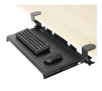 VIVO Small Keyboard Tray Under Desk Pull Out with Extra Sturdy C Clamp Mount System, 20 (26 Including Clamps) x 11 inch Slide-Out Platform Computer