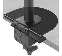 VIVO Steel Reinforcement Bracket Mount Plate for Thin, Glass, and Other Fragile Table Tops, Clamp Compatible with Most Monitor Stand C-Clamp