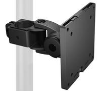 VIVO Steel Ultrawide Monitor Bracket Pole Mount with Removable 75mm and 100mm VESA Plate, Fits up to 49 inch Screens, 1.4 inch Pole Diameter, Black, MOUNT-POLE49U