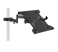 VIVO Steel Universal Full Motion Pole Mount Laptop Holder Arm with Removable 75mm and 100mm VESA Plate, Fits 10 to 15.6 inch Laptops, Black, MOUNT-PL1A-LAP3