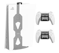 VIVO Steel Wall Mount Bracket Designed for PS5 Gaming Console, Vertical Display for PlayStation 5, Open Design, Black, MOUNT-PS5B