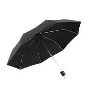 Vivo Technologies 3-Fold Mini Umbrella with Cover, Black Handle, 96cm Canopy, Windproof & Waterproof, Durable Polyester, Reinforced Frame, Fast-Drying - Travel & Everyday Use
