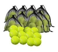 Vivo Technologies 96 Pack Tennis Balls with Mesh Carry Bag, Outdoor Ball Games Dog Pet Toy Pets Play, Ideal for Sports, Practice, Dog Training, Throwing Machine and All Court Types