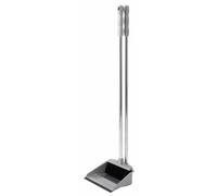Vivo Technologies Addis Long Handle Dustpan & Broom Metallic Floor Sweeper Set Brush Easy Cleaner