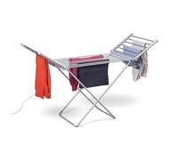 Vivo Technologies Heated Clothes Airer,Electric Clothes Dryer Folding Energy-Efficient,50Hz/230W Winged Clothes Dryer Rack,14m Drying Space Indoor Stable Drying Heated Airer 148x56x92cm