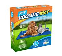 Vivo Technologies Hello Summer Dog Cooling Mat - Durable Pet Cool Mat Non-Toxic Gel Self Cooling Pad, Great for Dogs Cats in Hot Summer - Large 60 X 90cm