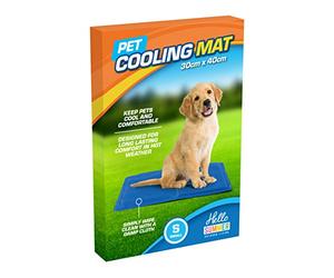 Vivo Technologies Hello Summer Dog Cooling Mat - Non-Toxic Gel Self Cooling Pad, Ideal for Dogs in Hot Summer - Small 30 x 40cm