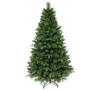 Vivo Technologies Kaemingk Artificial Christmas Tree Traditional Green Pine with Stand 5ft 6ft 7ft, (180cm)