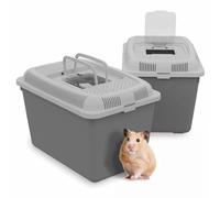 Vivo Technologies Pet Carrier for Small Pets - Travel Cage for Guinea Pig, Hamster, Rabbit, Kitten, Rodent