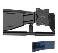 VIVO Telescoping Ultrawide Monitor Wall Mount, Fits up to 49 inch Ultra-wides, Holds 44 lbs, Adjustable Low Profile VESA Bracket, Black, Mount-VWLP2