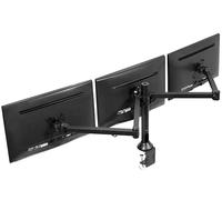 VIVO Triple 23 to 32 inch LED LCD Computer Monitor Desk Mount VESA Stand, Heavy Duty Fully Adjustable Tilt, Swivel, and Rotation, Fits 3 Screens, Black, STAND-V103