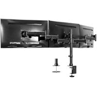 VIVO Triple Monitor Adjustable Heavy Duty Mount, Articulating Stand for 3 LCD Screens up to 24 inches STAND-V003M