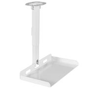 VIVO Universal Ceiling Extending Projector Tray Mount, Height Adjustable Projection, No Hole Installation, Hidden Cable Routing, White, MOUNT-VP08W