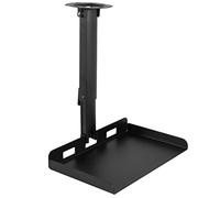 VIVO Universal Ceiling Extending Projector Tray Mount, Height Adjustable Projection, No Hole Installation, Hidden Cable Routing, Black, MOUNT-VP08B
